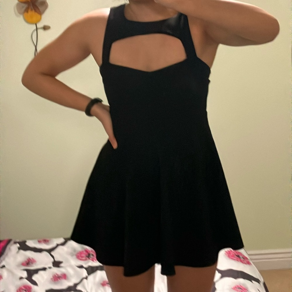 Honey Punch Black Cutout Dress